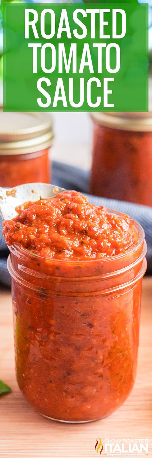 Roasted Tomato Sauce (Best Ever) + Video
