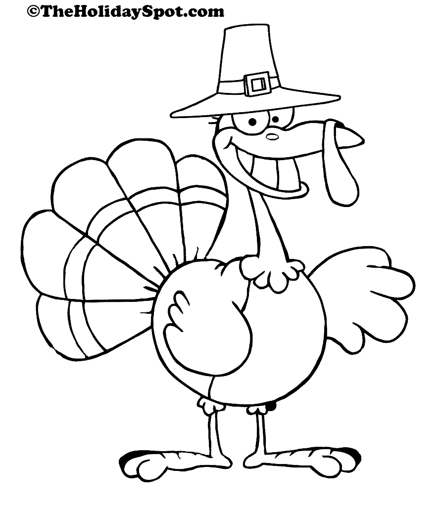 images of turkey coloring pages - photo #28