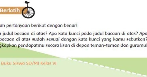 Jawaban Tematik Kelas 6 Tema 6 Hal 8