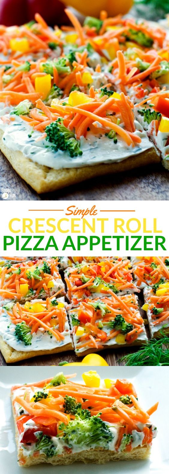 SIMPLE CRESCENT ROLL PIZZA APPETIZER