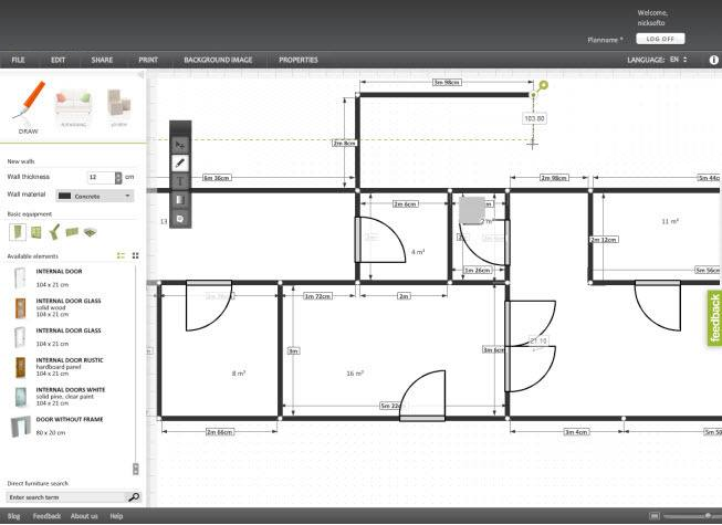 تطبيق سهل لتصميم خريطة المنزل ببساطة مجلتك المعمارية