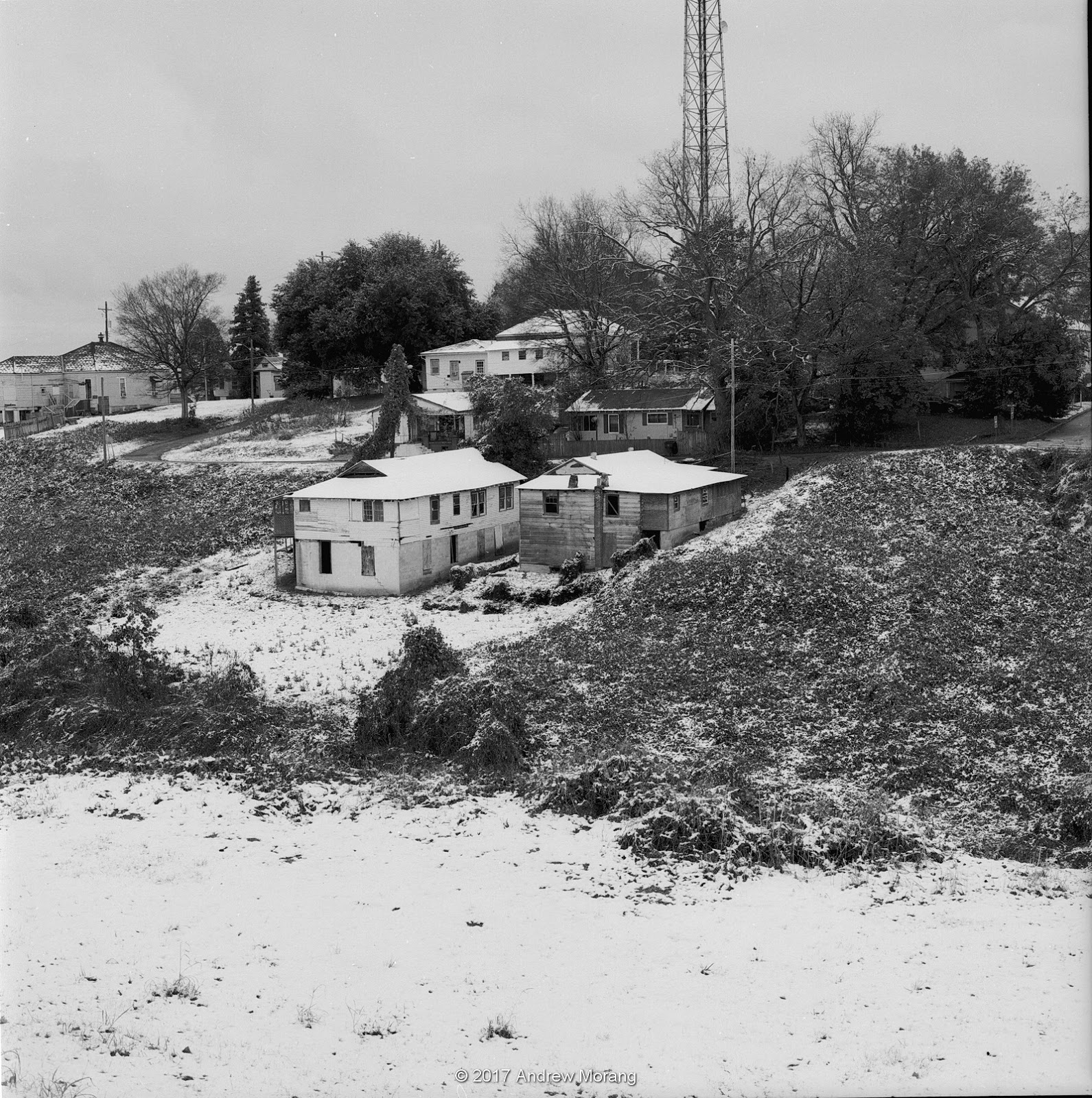 Urban Decay Snow in Vicksburg, Mississippi (B&W film)