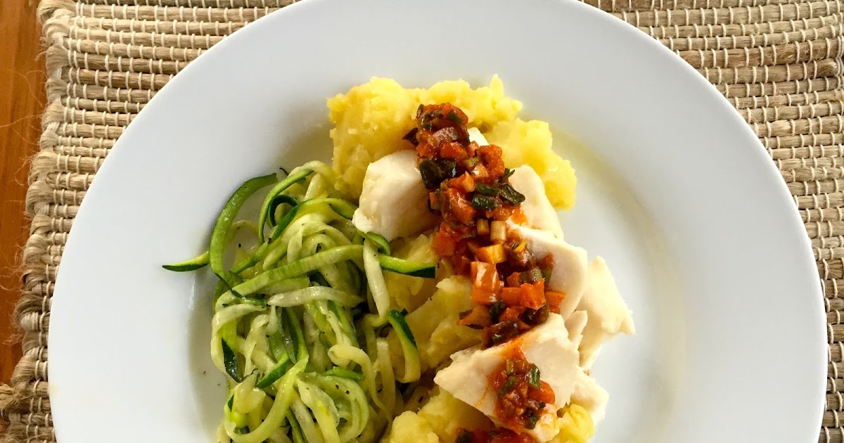 The Baked Alaska Project Halibut á la Nage with Yukon Golds and Lemon