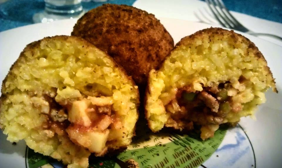 Sale Pepe e Fantasia..in cucina Arancine alla Siciliana