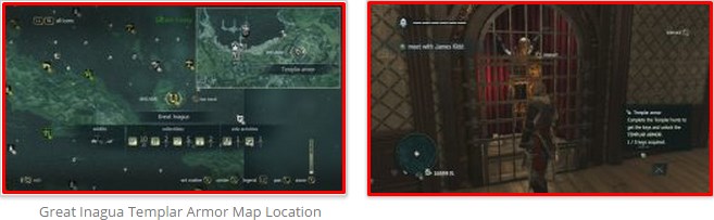 Ключи тамплиеров в ассасин крид 4 карта