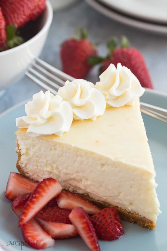 The Best Vanilla Cheesecake Mother's Cuisine
