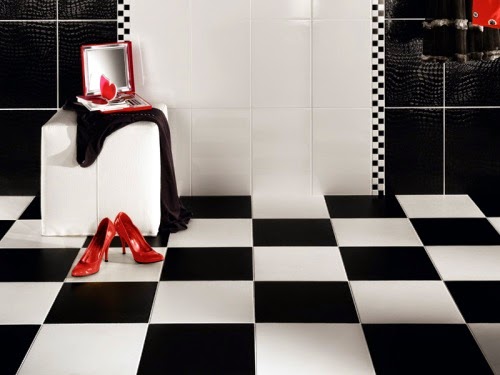 black and white bathroom ideas, designs, wall and floor tiles