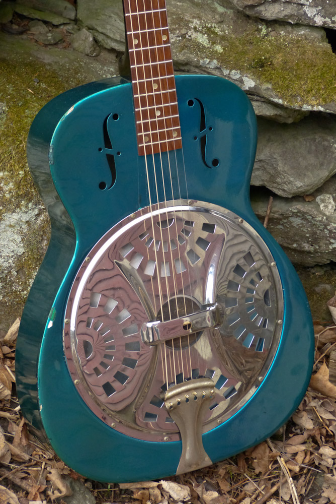Jake Wildwood 1960s Dobro Model 30 "Blue" Resonator Guitar