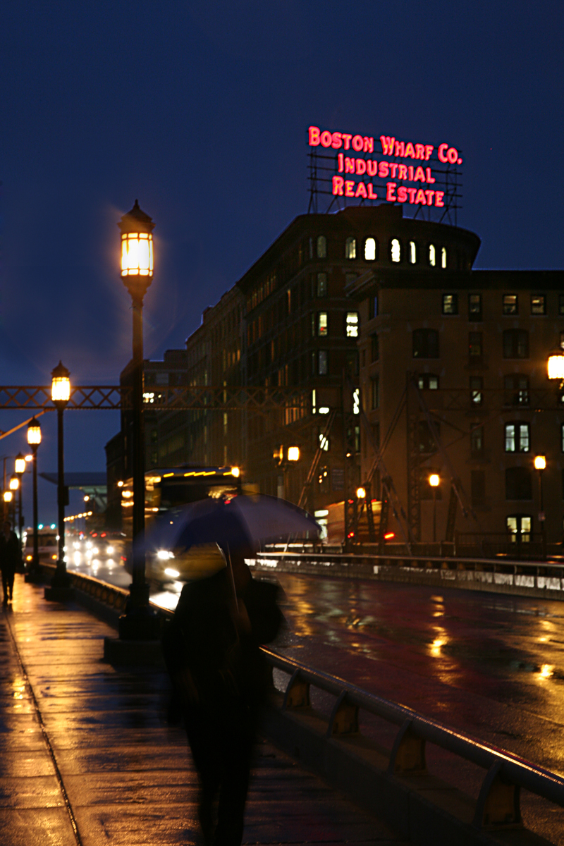 Fort Point Boston Blog Boston Wharf Co Sign Shines Again