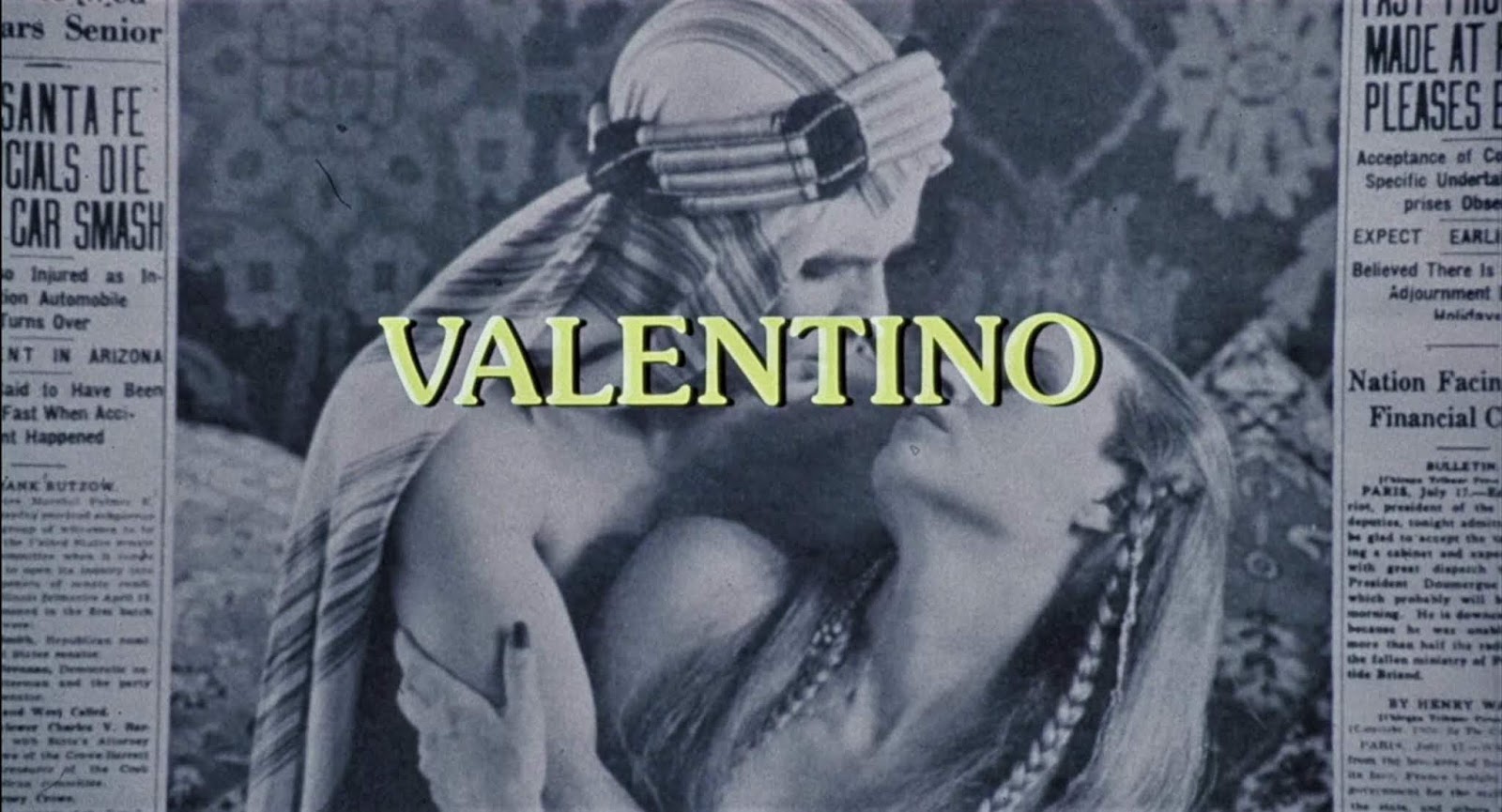 Brun skyld ben DREAMS ARE WHAT LE CINEMA IS FOR...: VALENTINO 1977