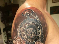 Time Clock Tattoo