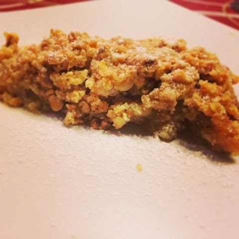 il mio crumble di pere...ovvero sbriciolona di pere e cannella