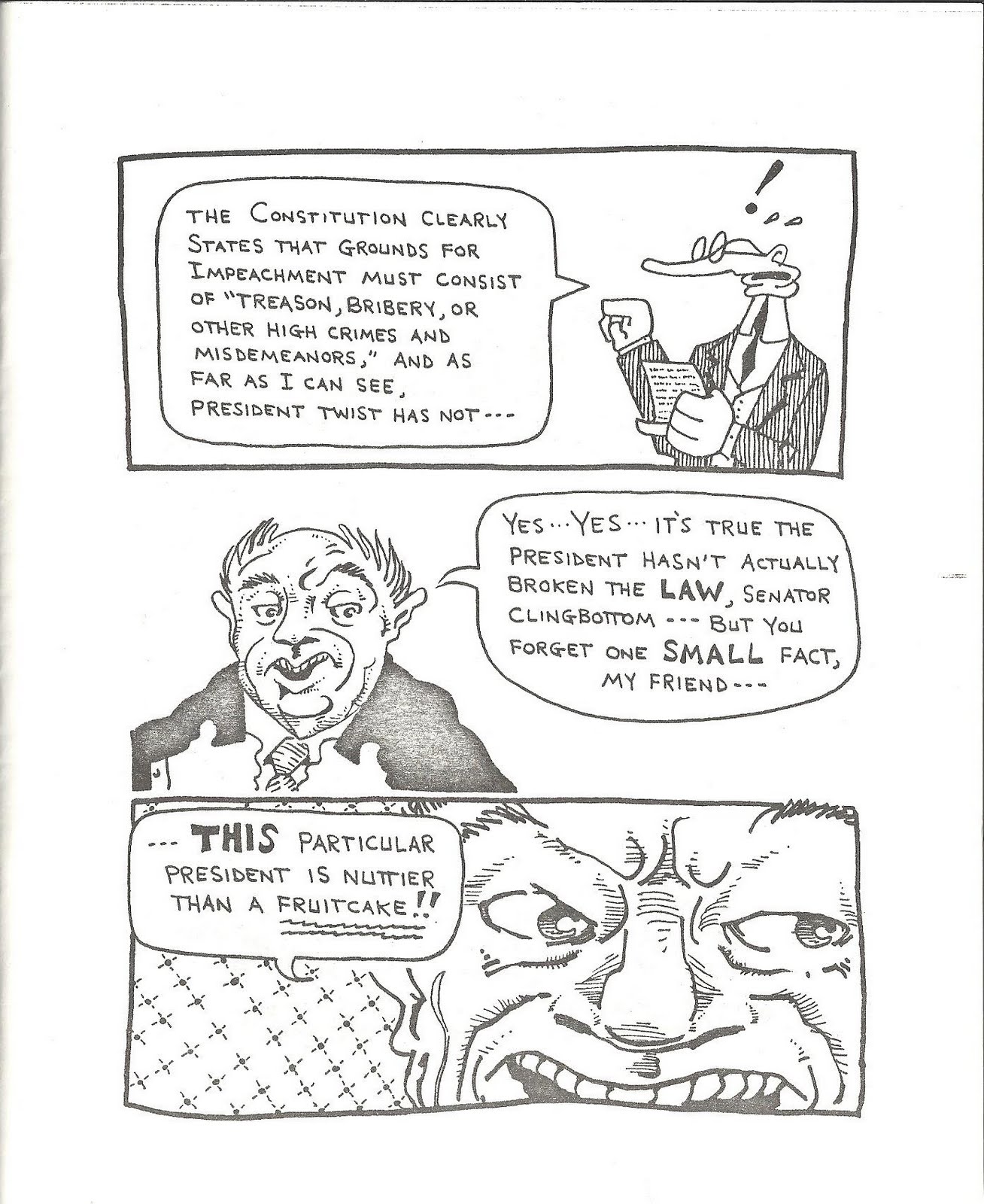 Impeachment Of President Twist Impeachment Of President Twist