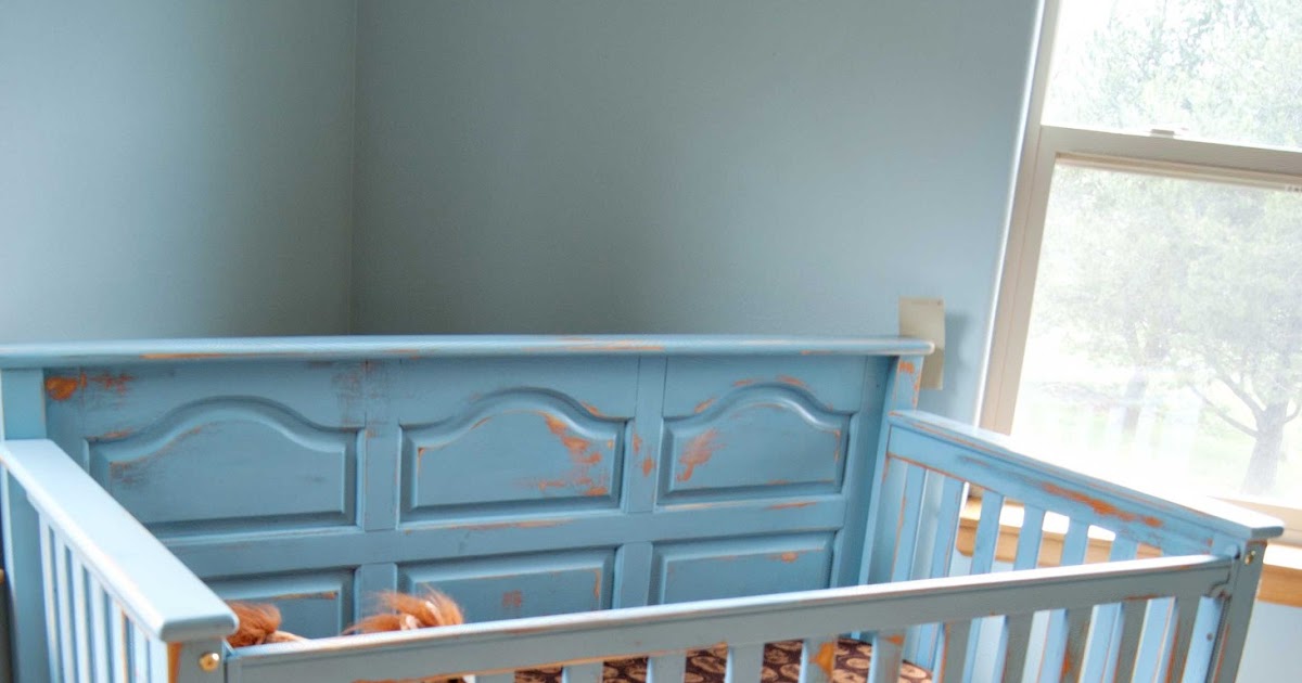 Blue crib top
