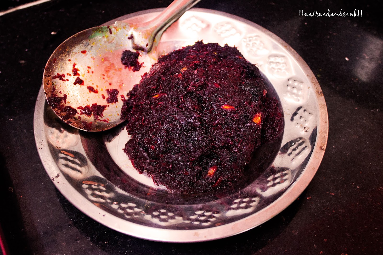 Beet Bata / Bengali Style Mushy Beetroot fry