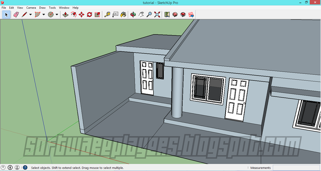 Desain Rumah Minimalis Menggunakan Google SketchUp (Full 