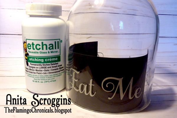 Turn an inexpensive glass some into a fun cake cover using etchall® etching creme. 