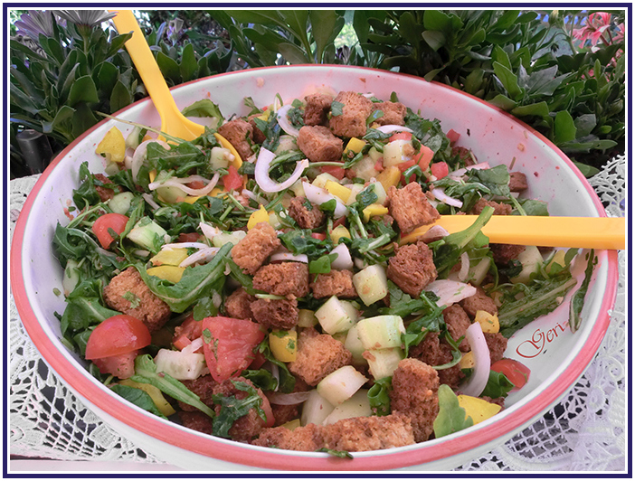 Lecker mit Geri: Toskanischer Brotsalat (Panzanella) - Тосканска хлебна ...