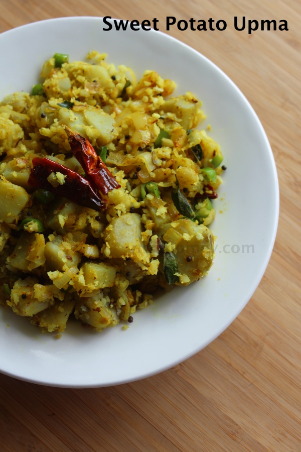 Sweet Potato Upma Recipe