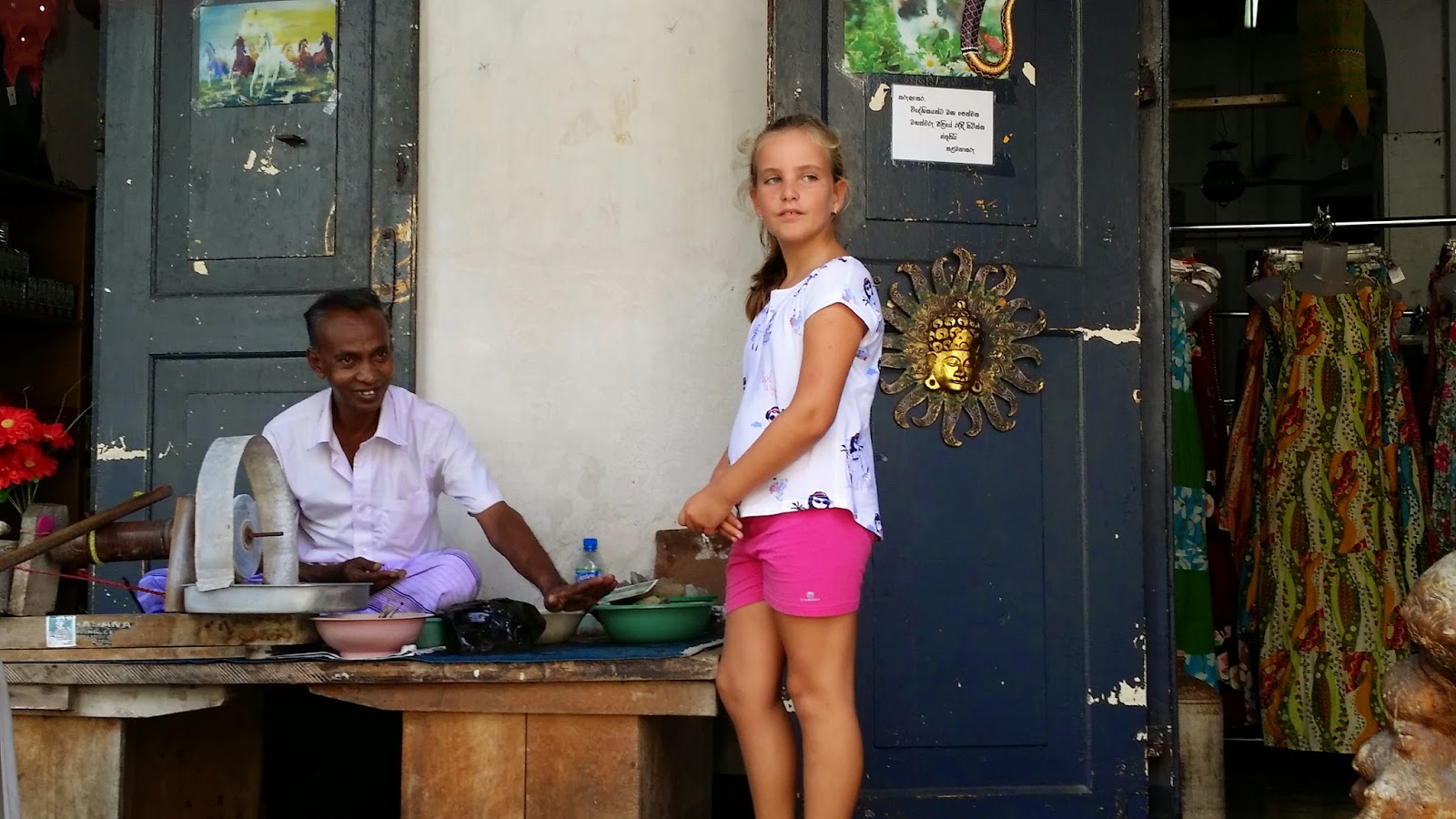 Tienda de souvenirs en Galle (Sri Lanka)