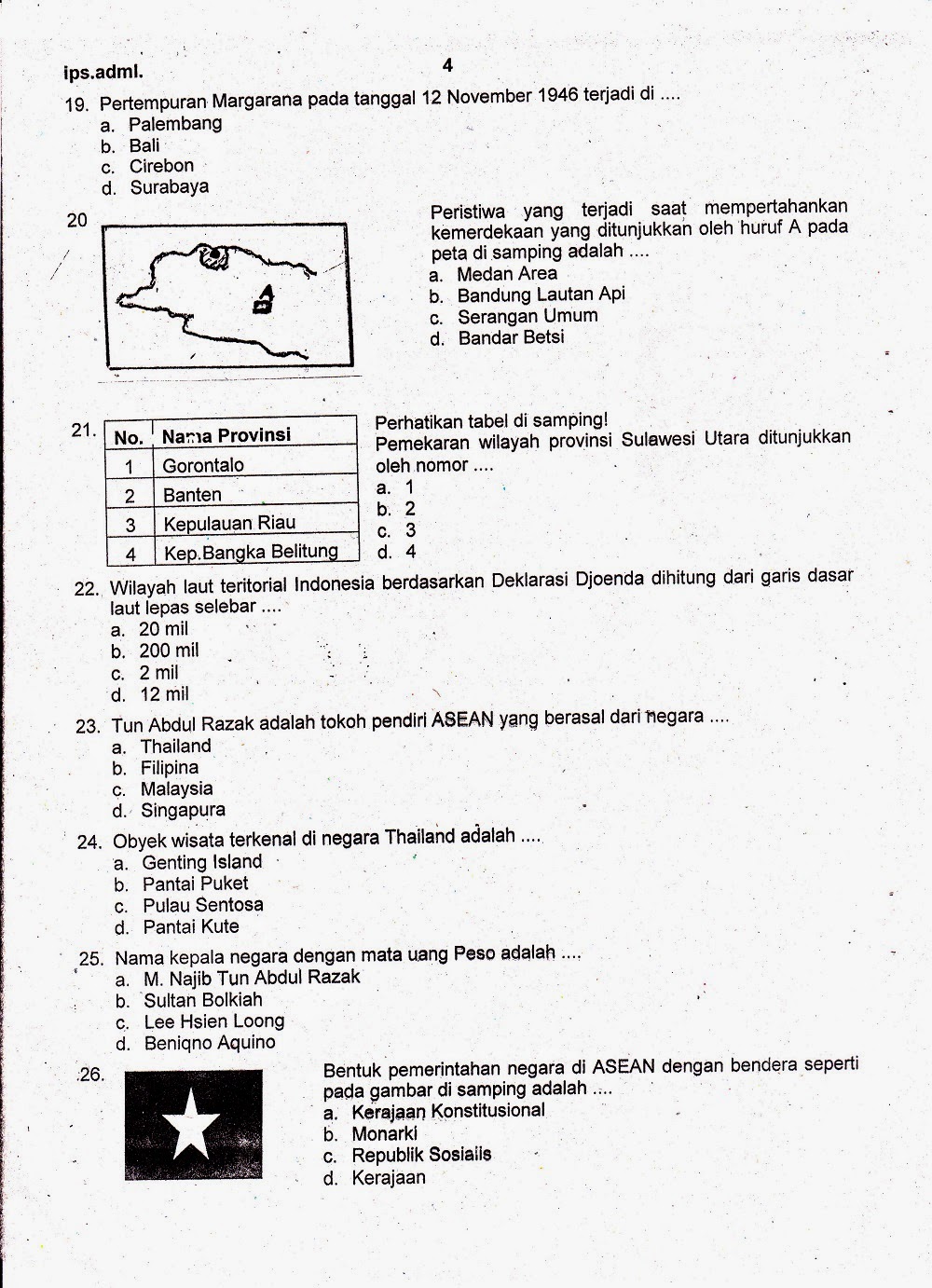 Soal Ips Tema 6 Kelas 6