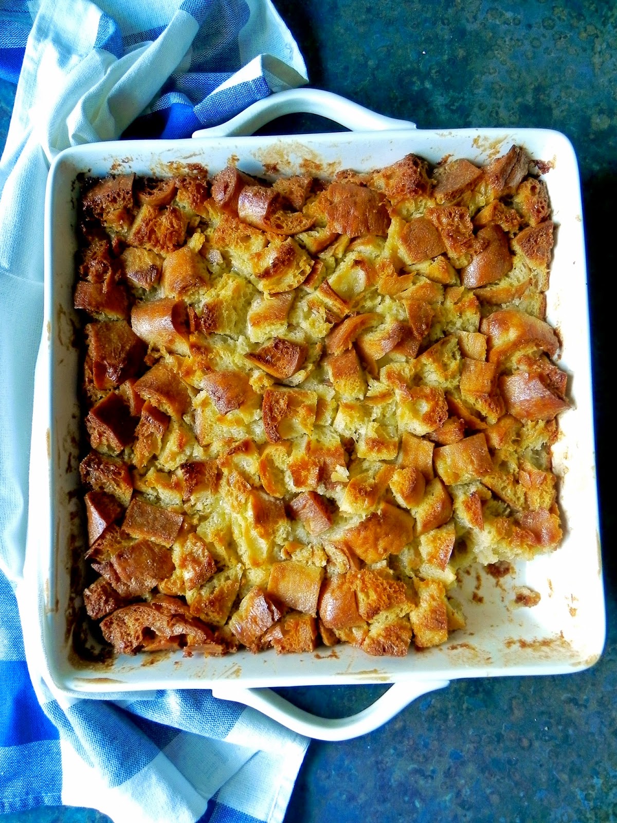 The Rosiest Cheeks Ciabatta Bourbon Bread Pudding