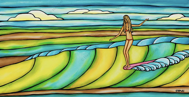 modern surf art