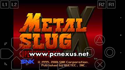 metal slug x on android ps1 emulator
