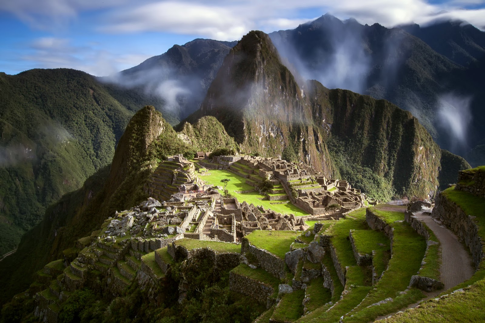 Machu Picchu, Peru HD Background Machu Picchu, Peru HD Background