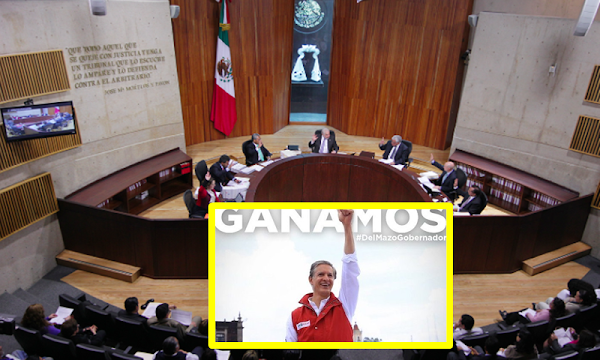 TEPJF rechaza por unanimidad cancelar sesión el IEEM; órgano estregará constancia de mayoría a Alfredo del Mazo TEPJF rechaza por unanimidad cancelar sesión el IEEM; órgano estregará constancia de mayoría a Alfredo del Mazo