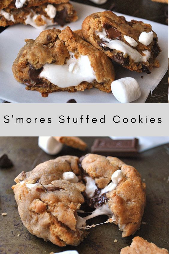 S’Mores Stuffed Cookies healthy meals recipe