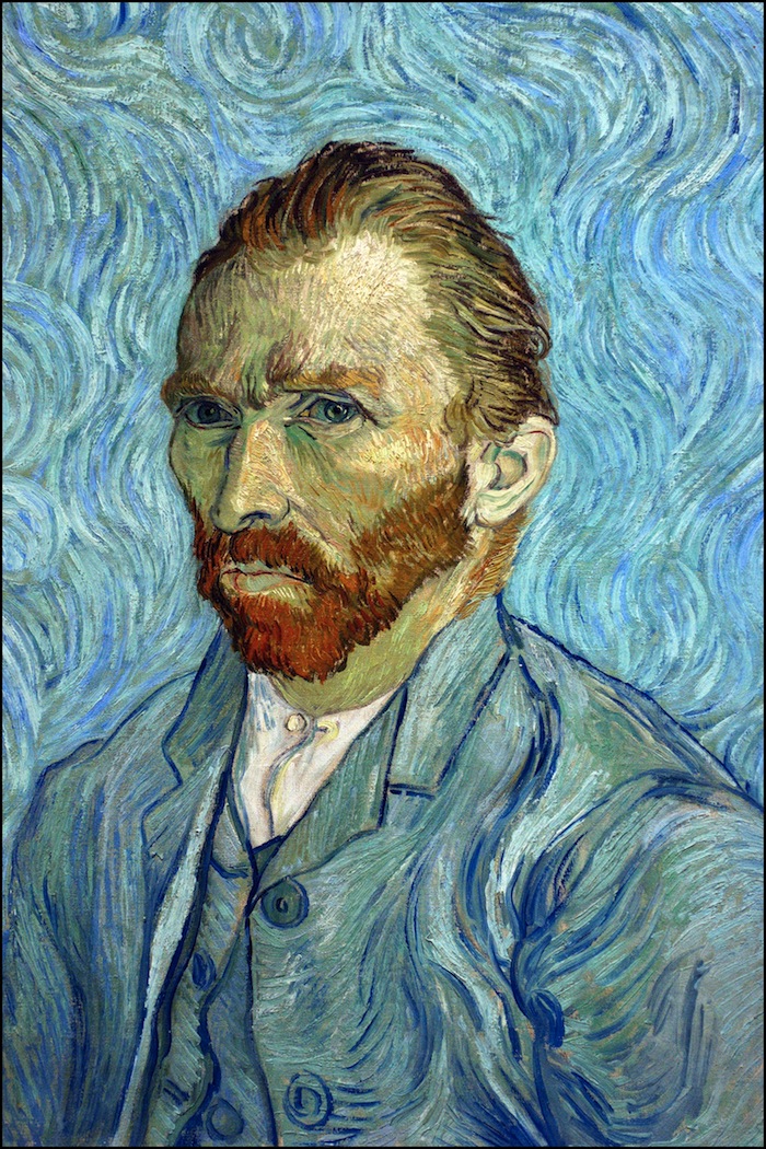 Van Gogh Tableau Bleu Stay curious : Van Gogh - Autoportrait bleu | Cultivez moi