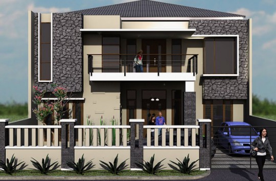 60 Desain Pagar Rumah Minimalis Paling Diminati - Rumahku Unik