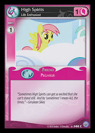 My Little Pony High Spirits, Life Enthusiast Premiere CCG Card