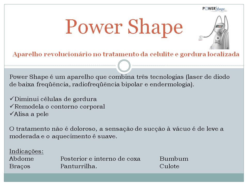 Conheça o Power Shape – Clinica Villa Vita