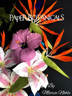 tropical paper flowers