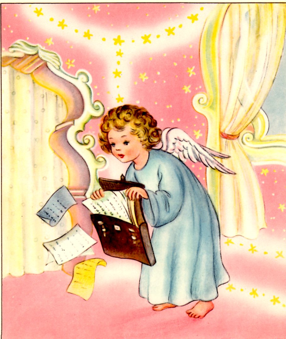 Soloillustratori angioletti per angelo for Disegni di angeli da stampare