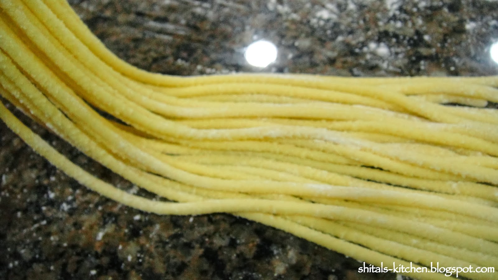 Shital'sKitchen Eggless Spaghetti with Alfredo Sauce