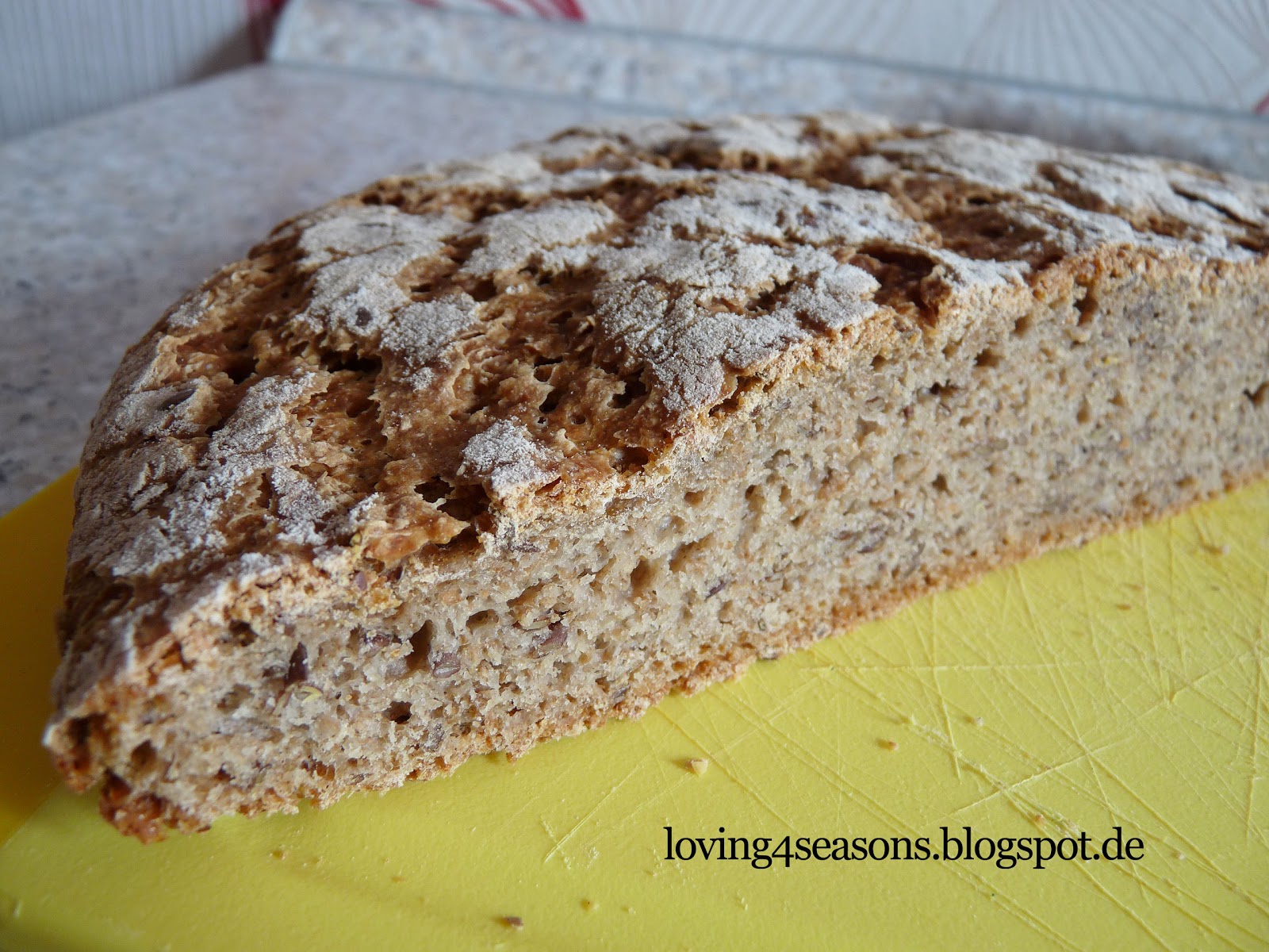 4-Jahreszeiten-Küche und Bastelstube: Mein erstes selbstgebackenes Brot ... 4-Jahreszeiten-Küche und Bastelstube: Mein erstes selbstgebackenes Brot ...