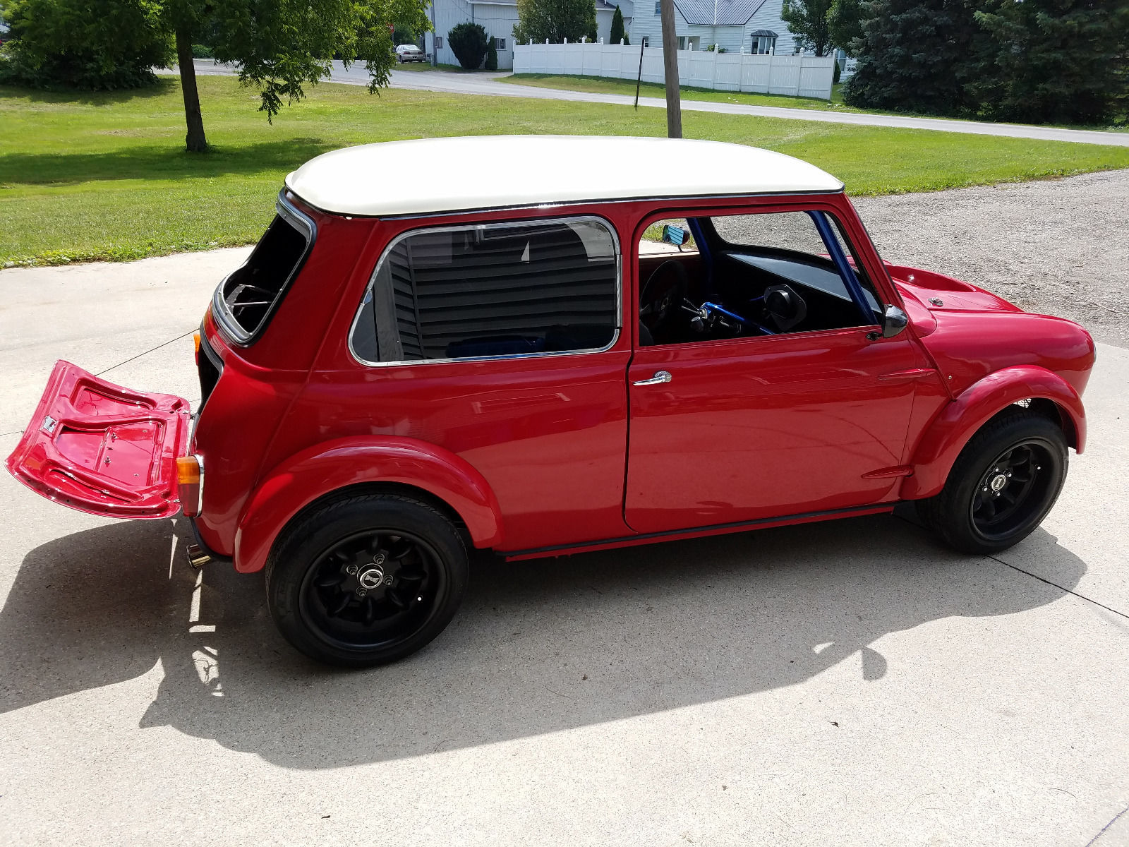 This 1962 Mini Has A Rear-Mounted Integra Type R Engine | Carscoops