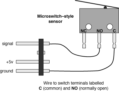 Схема подключения nc no