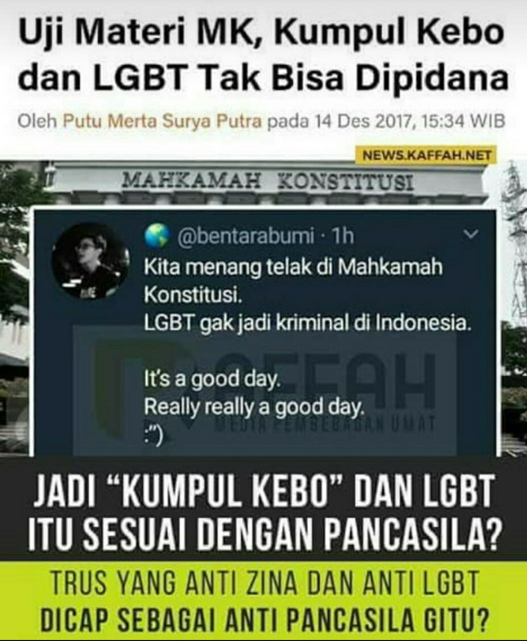 Mk Tolak Kriminalisasi Kaum Homoseks Warganet Edarkan Meme Meme Cerdas Ini Opini Bangsa