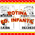 Rotina educação infantil