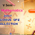 V Sem BSc Mathematics Previous Question Papers Collection