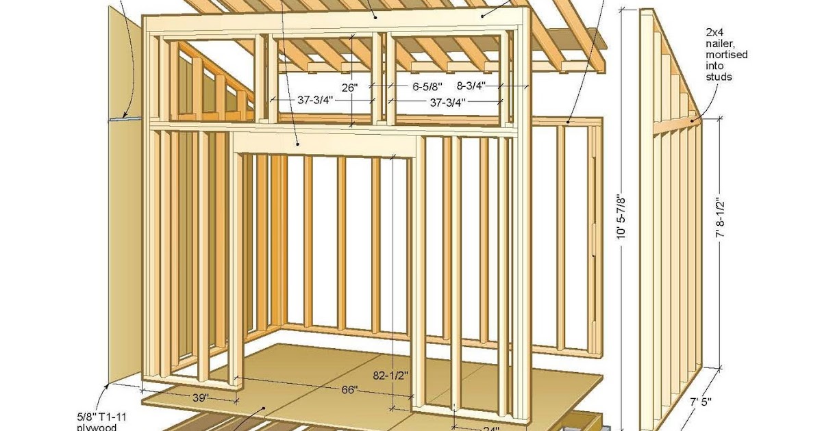 Wood Working Plans Shed Plans And More Simple Shed Plan