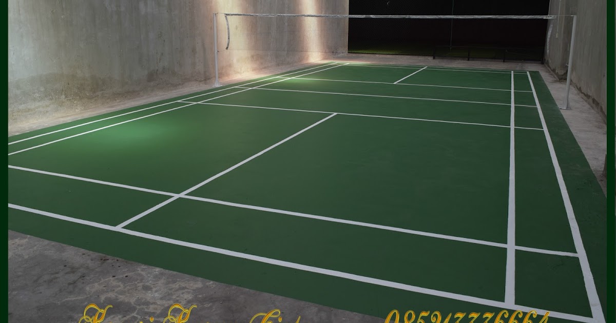 Ide Top 49+ Cat Lantai Lapangan Bulu Tangkis