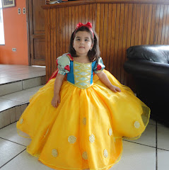 Patrón de la Princesa Blanca Nieves para niña de 3 años.