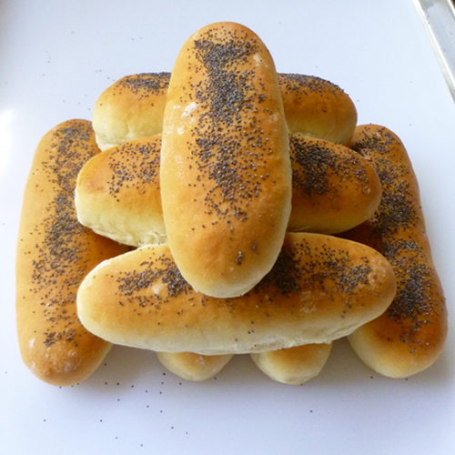 Cookistry Poppy Seed Hot Dog Buns