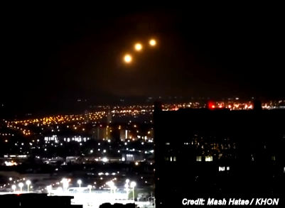 Mysterious UFOs Filmed Over Oahu 9-19-17