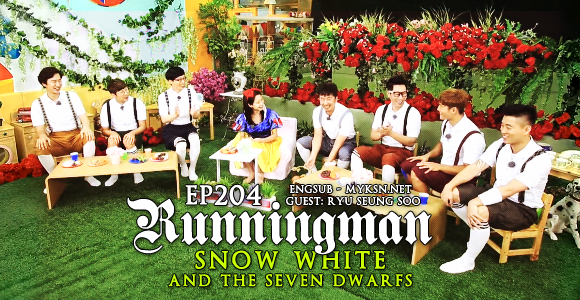 Running man ep 204 Snow White & The 7 Dwarfs 
